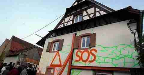 Lochwiller maisons fissurées