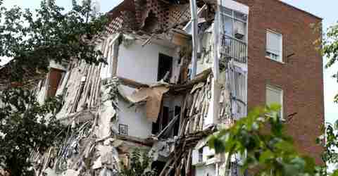 effondrement immeuble Madrid