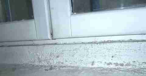 Seuil de portes-fenêtres infiltration d'eau