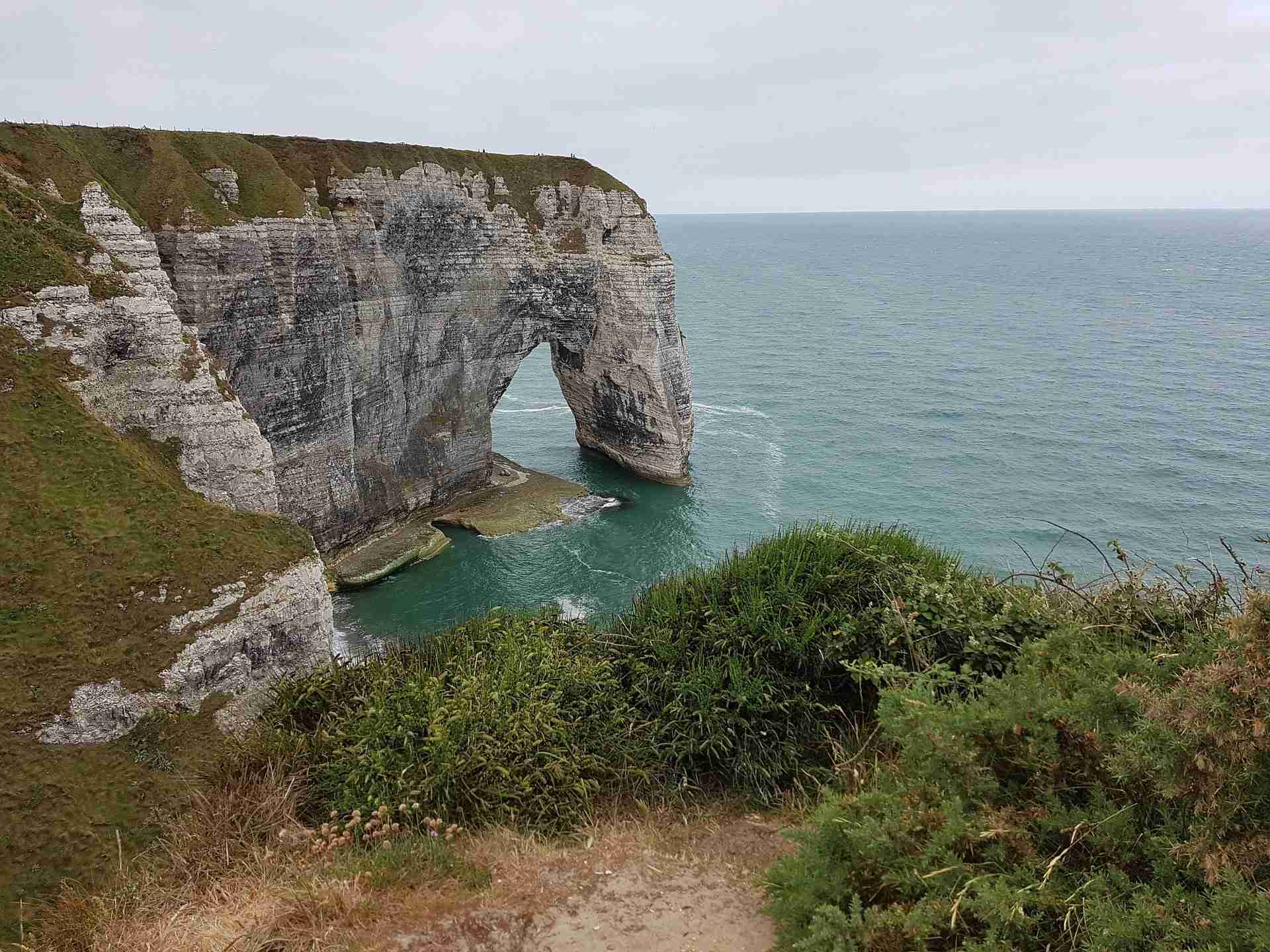 Marnières et fissures en Haute Normandie marnière